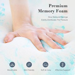 2″ 3″ Memory Foam Mattress Topper Thick Gel Infused Bed Toppers for Sleeper Sofa
