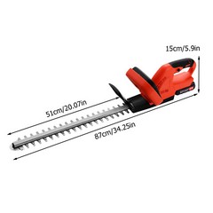 Hedge Trimmer for Milwaukee 21V Battery Cordless Electric Hedge Bush Trimmer US