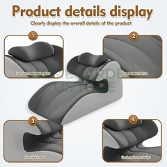 Sweet Spot Couple Pillow Couple Pillow Hip Pad Wedge Pillow Memory Foam 27°Angle