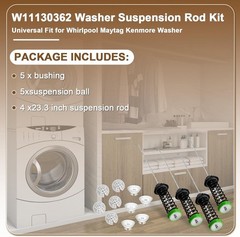 Genuine OEM Whirlpool Washer Suspension Rod Kit W11130362 WTW5000DW2 WTW5000DW3