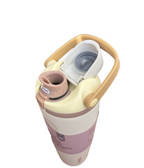 Owala FreeSip Sway 30oz Insulated Stainless Steel Water, Lightly Toasted