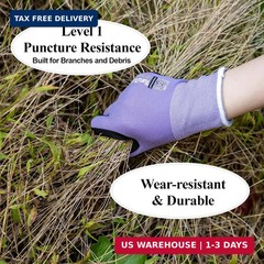 HandLove Gardening Gloves for Women, 2 Pairs, Hyaluronic Acid Moisturizing Glove
