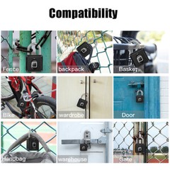 Waterproof Fingerprint Padlock Bluetooth Digital APP Keyless Smart Door Lock
