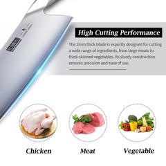 HOSHANHO Ultra Sharp Japanese High Carbon Steel Knife Fillet knife Meat Cleaver