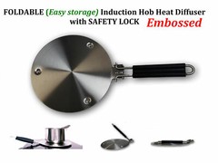 Upromax Induction Cooktop Converter Disk Stainless Steel Plate Set 3 Pcs