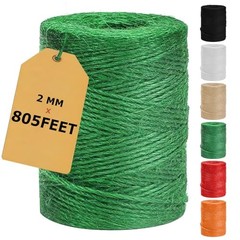 805ft Garden Twine for Gardening Climbing 2mm (1/12 In)×805ft (246m) Christmas