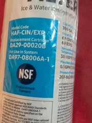 Samsung HAF-QINS/EXP Refrigerator Water Filter – White
