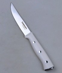 Cuisinart CLASSIC 4.5″ STEAK Knife w/ HIGH-CARBON Steel Blade & WHITE Handle