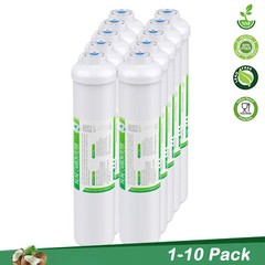 1-10 Pack Inline Post Carbon Water Filter 1/4″ QC for 5-Stage RO Reverse Osmosis