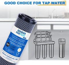 Whole House CTO Carbon Water Filter Cartridge 1 Micron 2.5″ x 10″ 4PACK