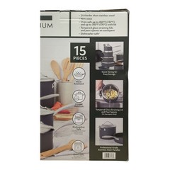 Member’s Mark Hard Anodized Aluminum Cookware Set, 15 Piece