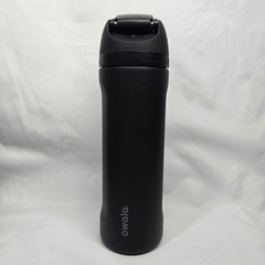 Owala FreeSip Water Bottle 24oz Black Insulated Stainless Steel Gym Travel NEW