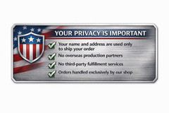 250th Anniversary Emblem United States Aluminum Sign 8 Inch Round Funny