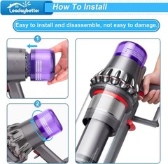Leadaybetter Filter Replacement for Dyson V11 SV14 SV15 SV17 SV28 Animal Ext…