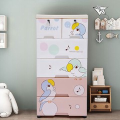 Dresser Chest 6 Drawer Cabinet Bedroom Storage Organizer Plastic Stand Furniture
