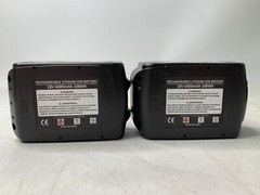 Lot of 2 18V 6.0AH LXT Battery For Makita Li-Ion W/ Charger