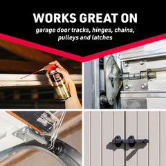 3-IN-ONE Professional Garage Door Lubricant with Smart Straw Sprays 2 Ways 11 oz