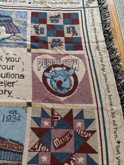 Meijer Grocery Store Midwest 70 Year Anniversary Throw Blanket Tapestry 60×52