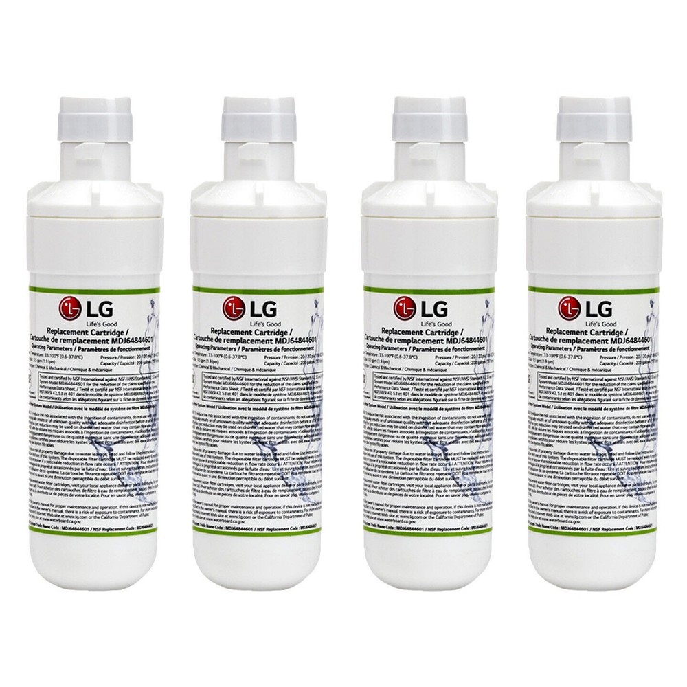 LG LT1000P Refrigerator Water Filter 4-Pack