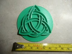 TRINITY TRIQUETRA CELTIC KNOT COOKIE STAMP EMBOSSER MADE IN USA PR4450