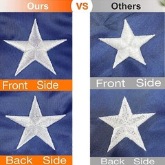 US American Flag 100% MADE IN USA Luxury Embroidered United States Flag Outdoor