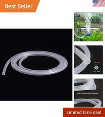 3/8″ ID x 1/2″ OD Silicone Tubing Food Grade Pure Silicon Tube High Temp Home…