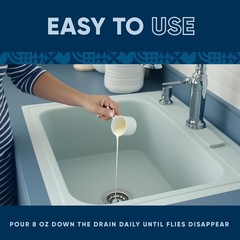 Fruit Fly Drain Treatment | Drain Fly Eliminator | All-Natural Eliminates Gna…