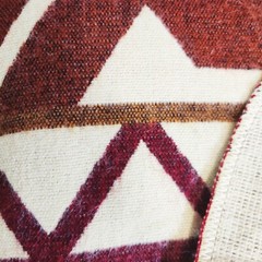 Alpaca Blanket COLTA by Andean Soul Red Wine 90in x 77in