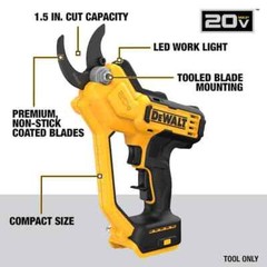 Dewalt 20V MAX Cordless Battery Powered Pruner (Tool Only)