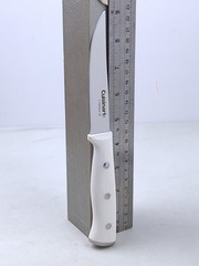 Cuisinart CLASSIC 4.5″ STEAK Knife w/ HIGH-CARBON Steel Blade & WHITE Handle