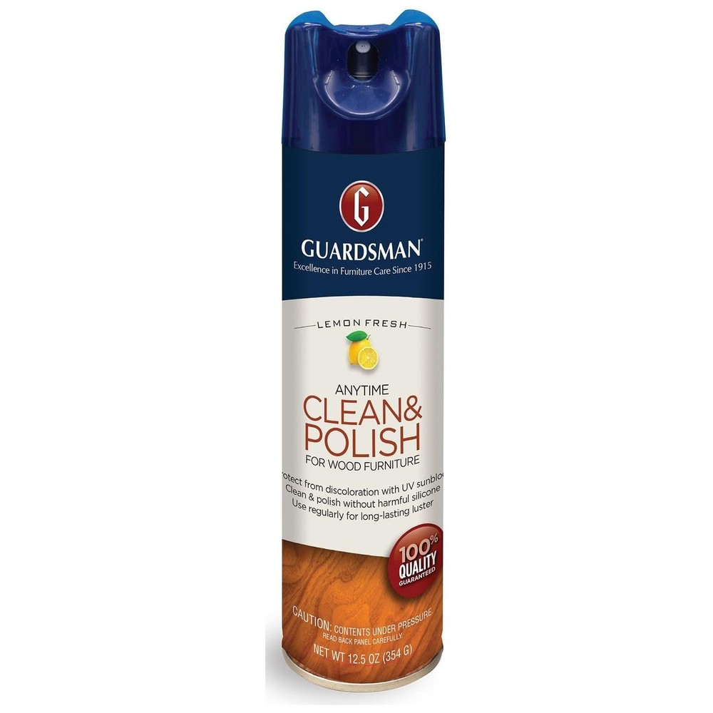Guardsman Anytime Clean & Polish for Wood Furniture Lemon Fresh 12.5 Oz