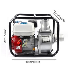 4-Stroke Gasoline Engine Water Pump Gas Powered Water Transfer Pump Water Pump