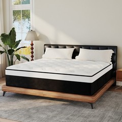 10/12/14 Inch Gel Memory Foam Hybrid Spring Mattress in Box Twin Full Queen King