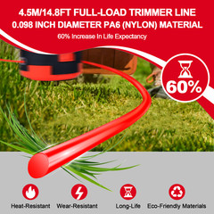 3PCS Easy Load Trimmer Head Replacement for Milwaukee M18 String Trimmers NEW