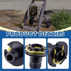 1Pcs Hose Reel Connector w/ Retainer Clip Part Fits S-uncast Model Hose Reels