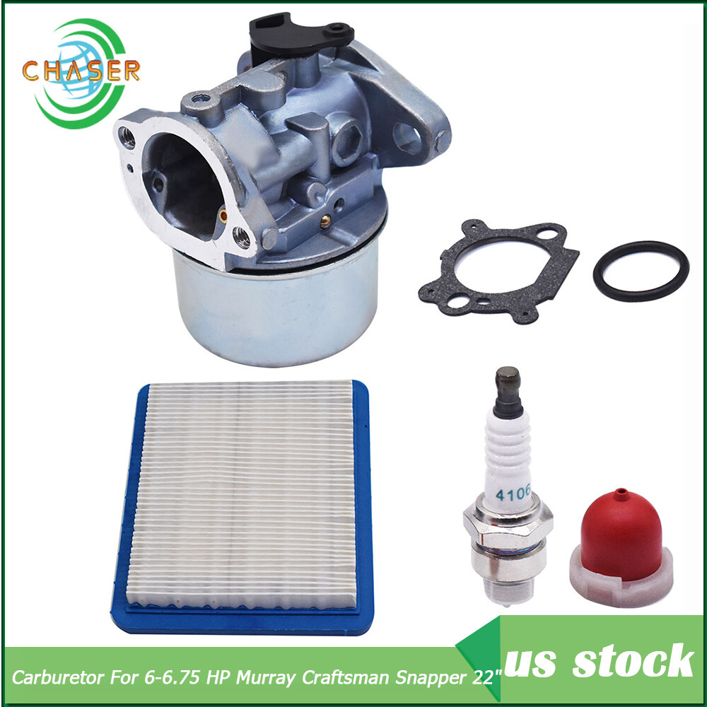 Carburetor For Briggs & Stratton 6-6.75HP Murray Craftsman Snapper 22″ Mower