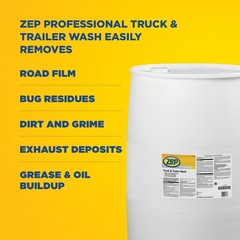 Zep Premium Truck and Trailer Wash – 55 Gallon (One Drum) 1041625 – Professional