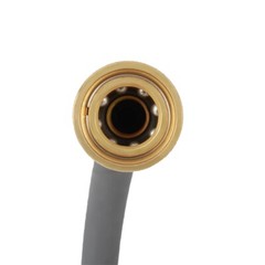 50ft x 3/8″ Pressure Washer Hose Non-Marking – 4000 PSI Gray With Couplers