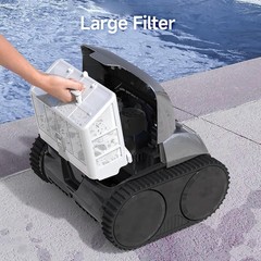 WYBOT C1 Pool Cleaner Wall Climb Cordless Robotic Pool Robot In-Ground Pools B