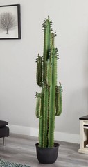 6.5ft Giant Cactus Succulent Artificial Plant Home Decor. Retail $576