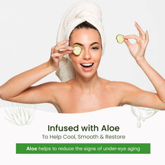 Cucumber & Aloe under Eye Patches – Cooling, Reduces Puffiness, Anti-Aging, Hydr