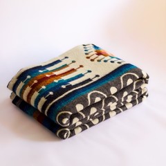 ALPACA WOOL BLANKET THROW XL KING 90×75 REVERSIBLE THICK & WARM HANDMADE ECUADOR