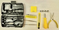 Small Homeowner Tool Set – 12 Pieces – General Household with Hard Case – NEW