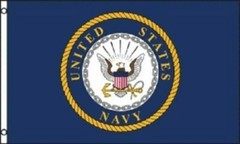 United States Navy Flag USN Emblem Banner US Military Pennant New 3×5 Poly 100D