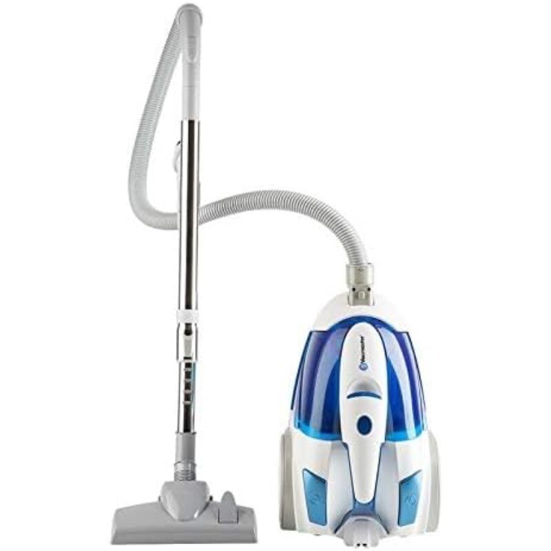 Bagless Canister Vacuum Portable Cyclonic Corded Vacuum Cleaner with HEPA Filter