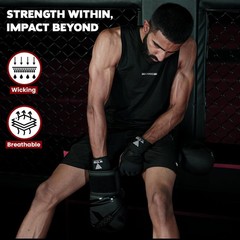 Gel Boxing Hand Wraps Inner Gloves for Men & Women, 80cm Quick Wrist Straps,