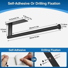 Paper Towel Holder Under Cabinet – Stainless Steel Paper Towel Holder Wall Mount