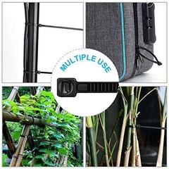 100pcs Cable Zip Ties Heavy Duty 8 Inch, Premium Plastic Wire Ties with 50