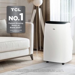 TCL H7P38W 7,000 SACC BTU 3-in-1 Smart Portable Air Conditioner Up to 300 Sq Ft