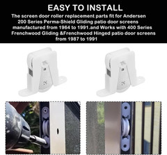 Sliding Screen Door Rollers Replacement for Andersen Part #1274104 (Before 1991